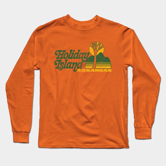 Holiday Island Long Sleeve T-Shirt by rt-shirts